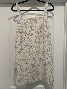 a new day Cream Floral Print Mini Slip Skirt